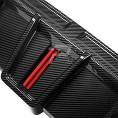 SQ Style Carbon Fiber Diffuser With Brake Light - BMW X6M F96