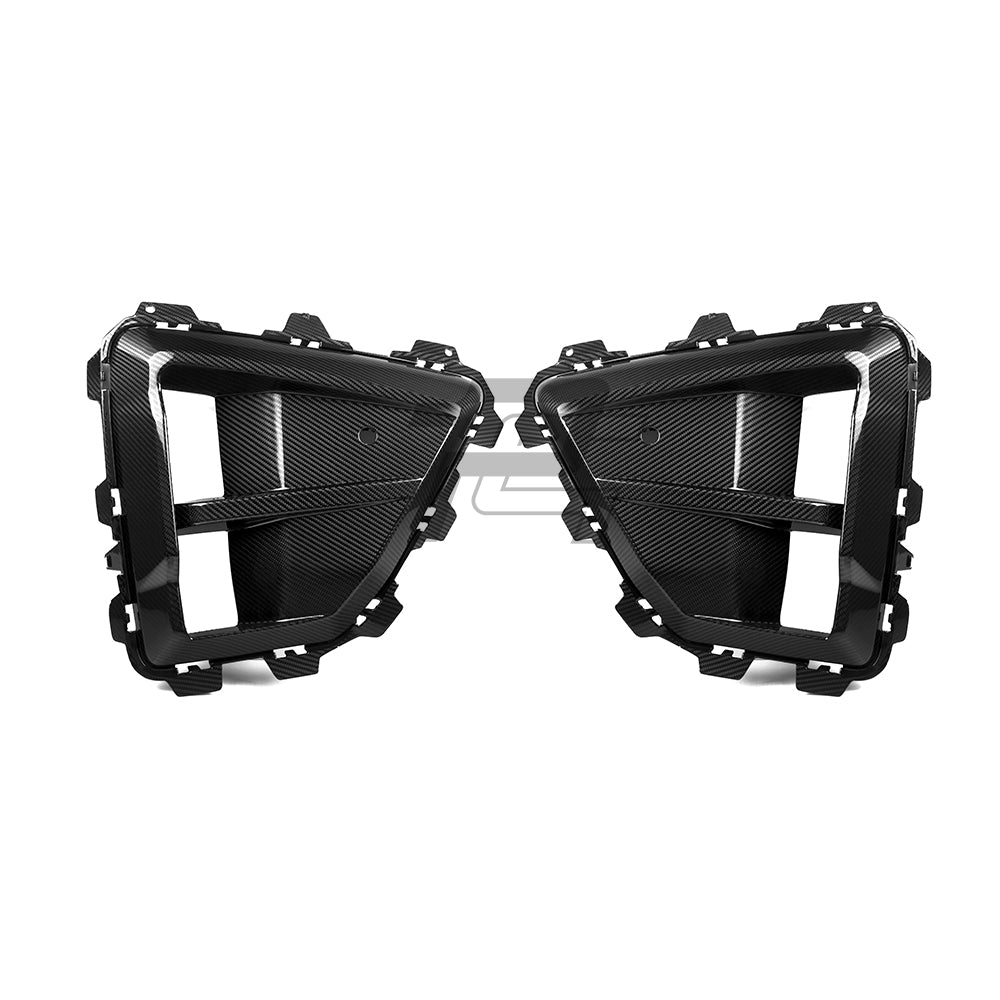 SQ Style Carbon Fiber Front Duct - BMW X5M F95 LCI & X6M F96 LCI