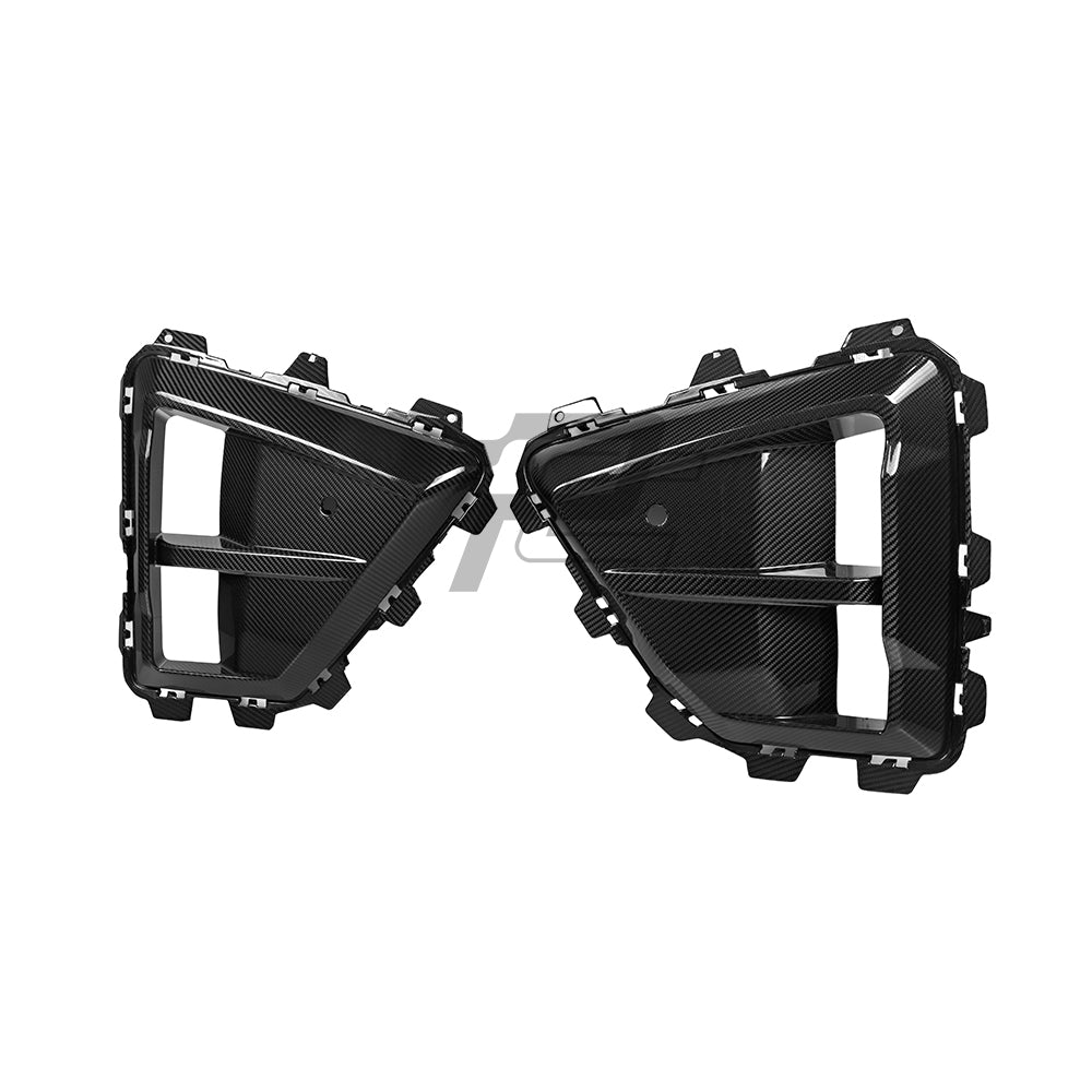 SQ Style Carbon Fiber Front Duct - BMW X5M F95 LCI & X6M F96 LCI