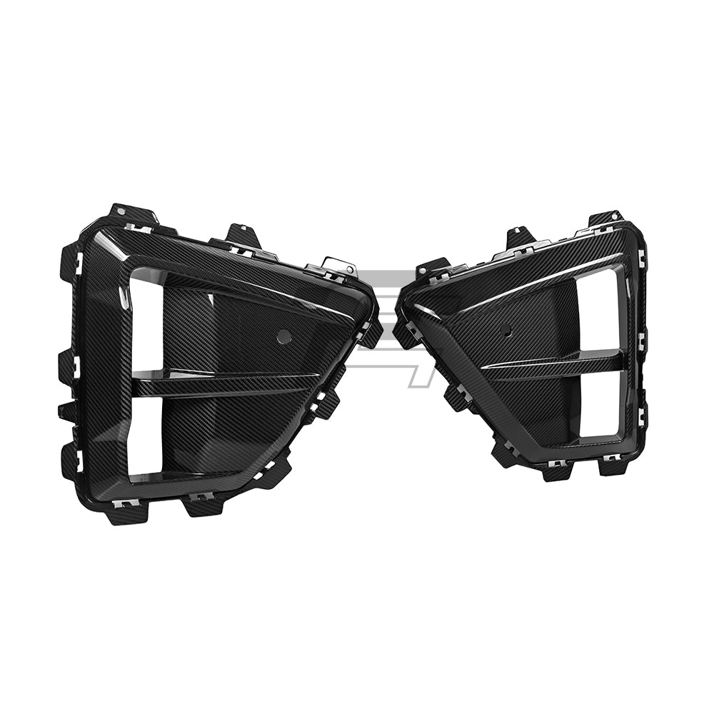 SQ Style Carbon Fiber Front Duct - BMW X5M F95 LCI & X6M F96 LCI