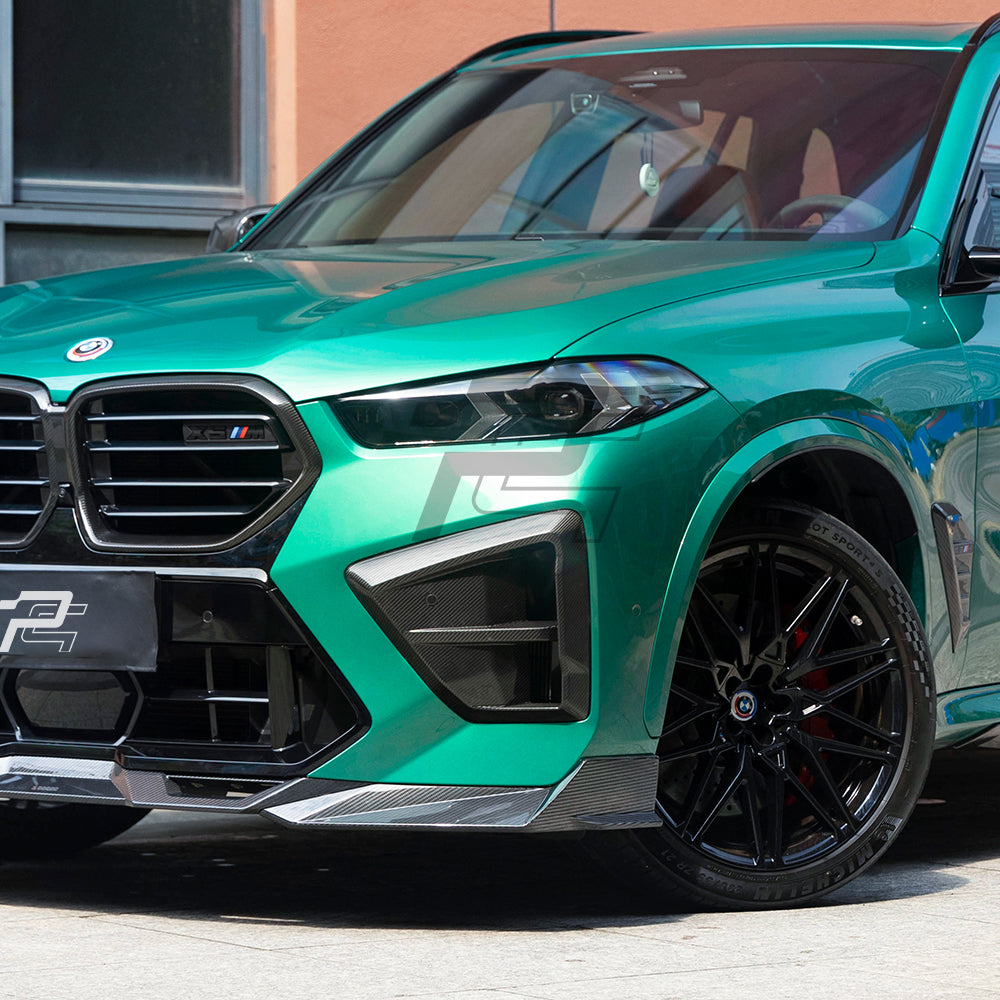 SQ Style Carbon Fiber Front Duct - BMW X5M F95 LCI & X6M F96 LCI