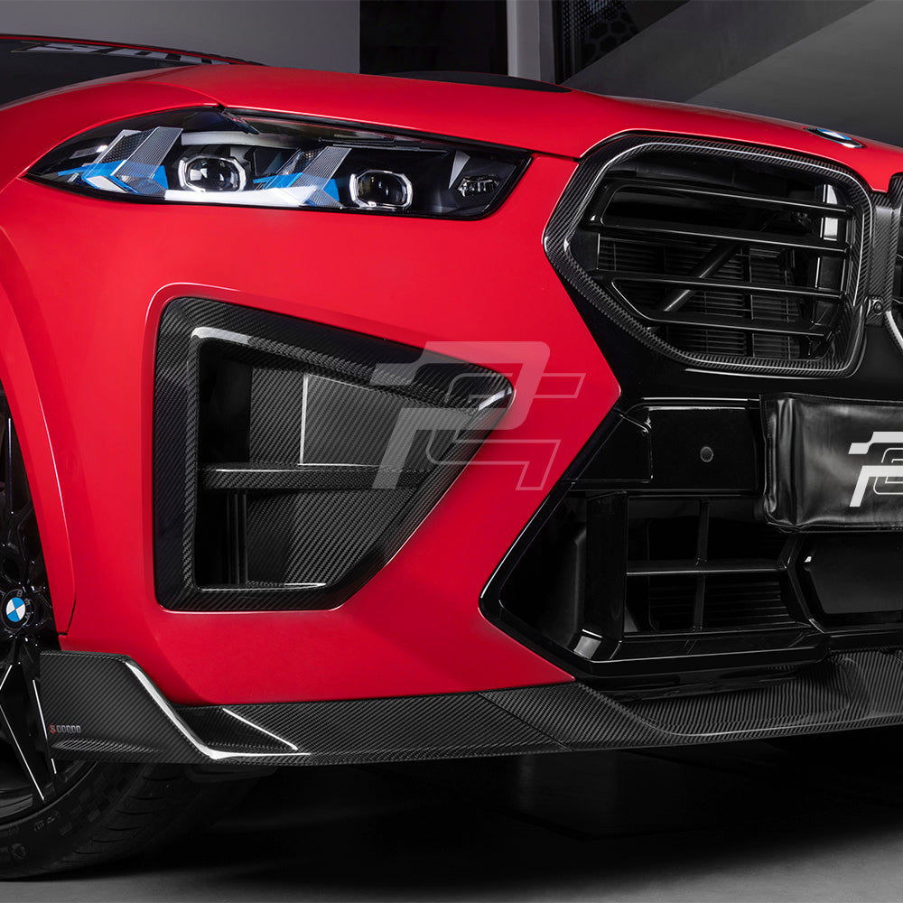 SQ Style Carbon Fiber Front Lip - BMW X6M F96 LCI
