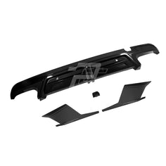 SQ Style Carbon Fiber Diffuser With Brake Light - BMW X5M F95
