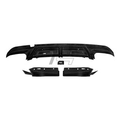 SQ Style Carbon Fiber Diffuser With Brake Light - BMW X5M F95