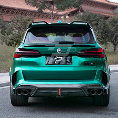 SQ Style Carbon Fiber Diffuser With Brake Light - BMW X5M F95