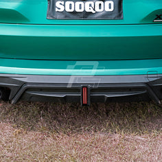 SQ Style Carbon Fiber Diffuser With Brake Light - BMW X5M F95