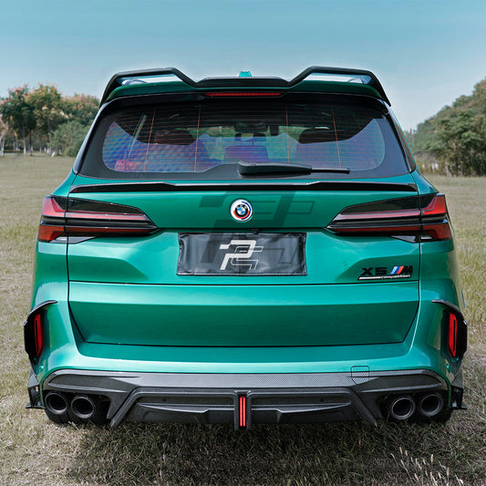 SQ Style Carbon Fiber Rear Vent Trim - BMW X5M F95 LCI