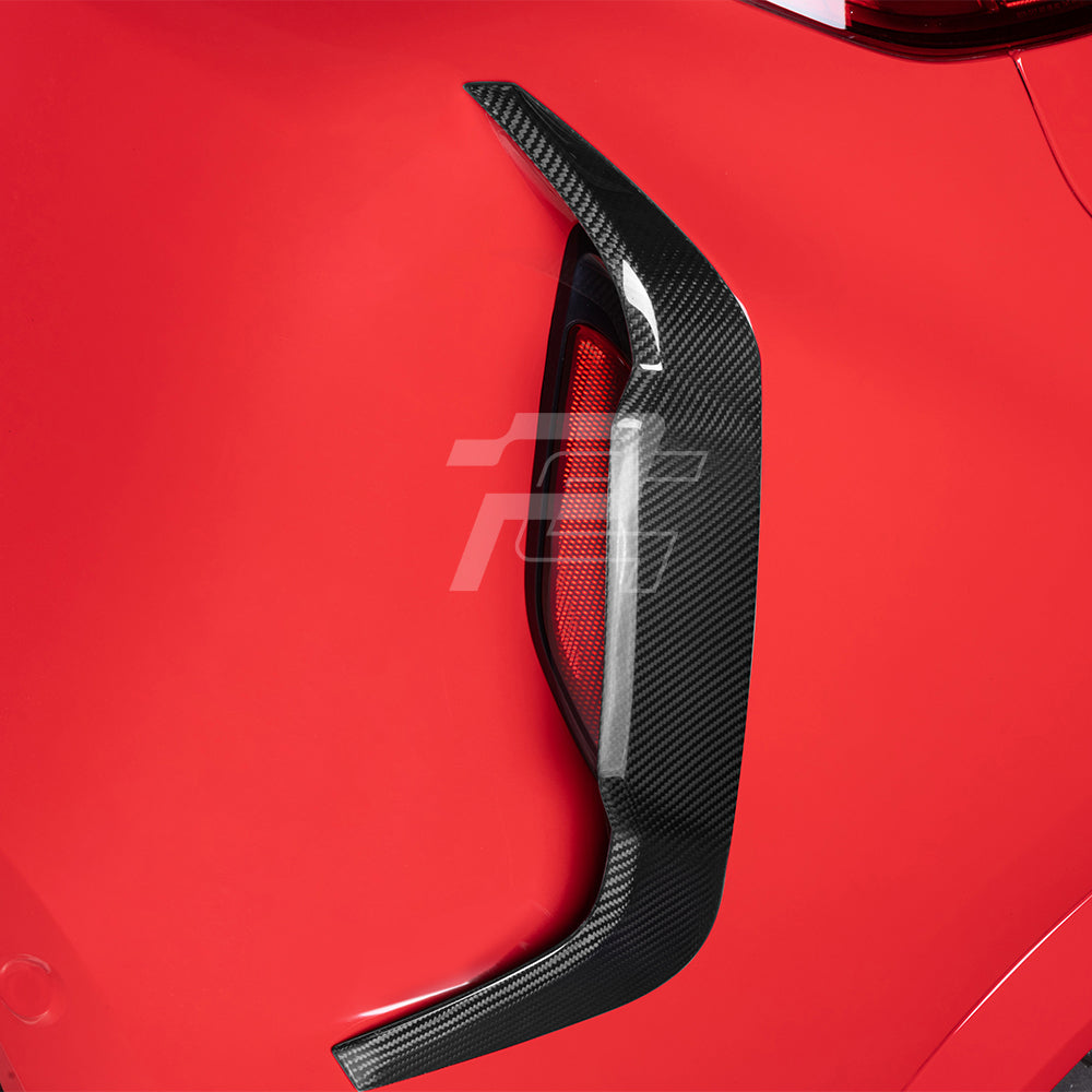 SQ Style Carbon Fiber Rear Vent Trim - BMW X6M F96 LCI