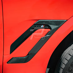SQ Style Carbon Fiber Side Fender Trim - BMW X6M F96 LCI