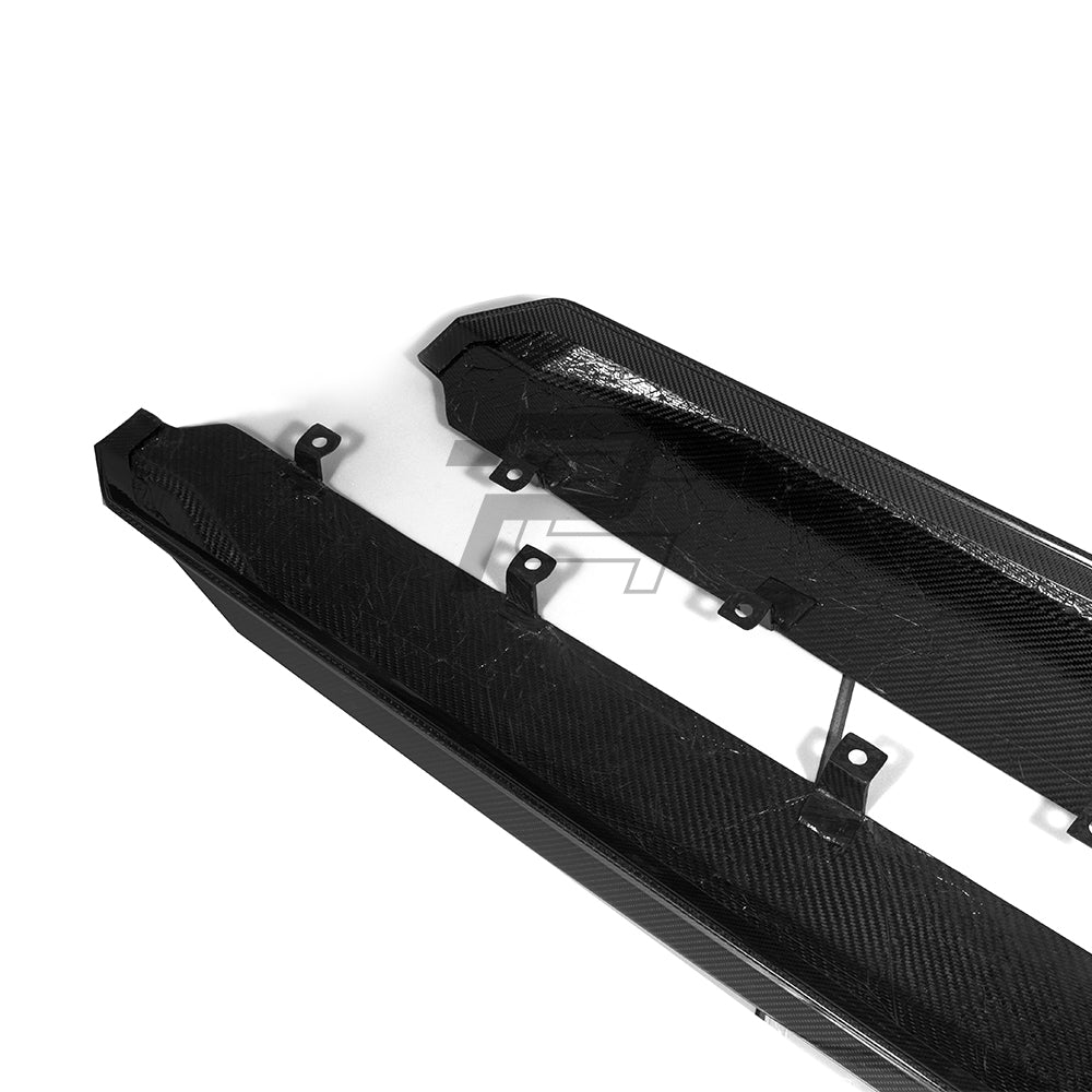 SQ Style Carbon Fiber Side Skirt - BMW X5M F95 & X5 G05