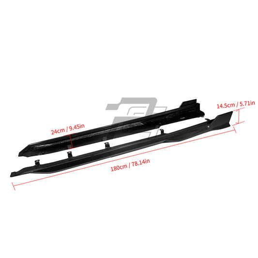 SQ Style Carbon Fiber Side Skirt - BMW X5M F95 & X5 G05