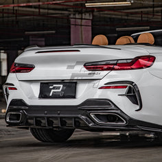 SQ Style Carbon Fiber Diffuser - BMW 8 Series G16