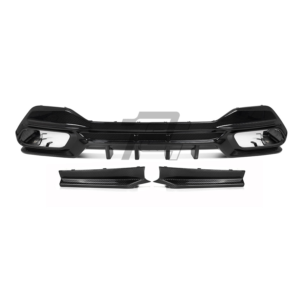 SQ Style Carbon Fiber Diffuser - BMW 8 Series G16