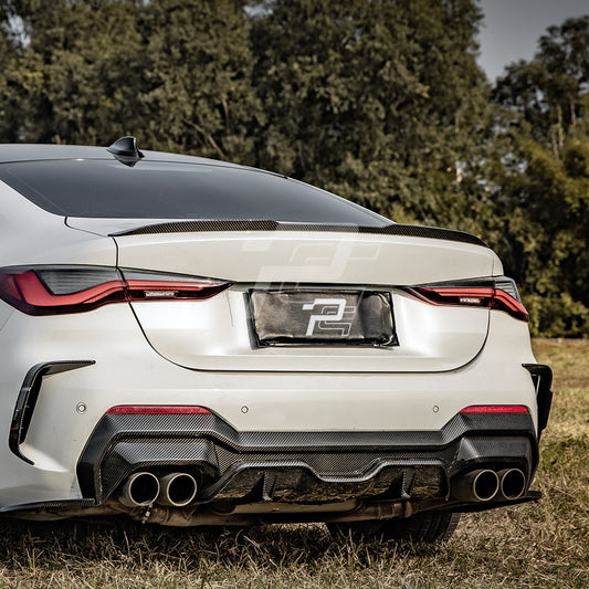 SQ Style Carbon Fiber Diffuser - BMW 4 Series G22/G23