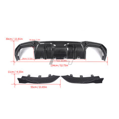 SQ Style Carbon Fiber Diffuser - BMW 4 Series G22/G23