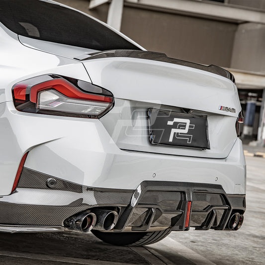 SQ Style Carbon Fiber Center Diffuser With Light - BMW G42 2 Series