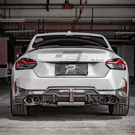 SQ Style Carbon Fiber Center Diffuser With Light - BMW G42 2 Series