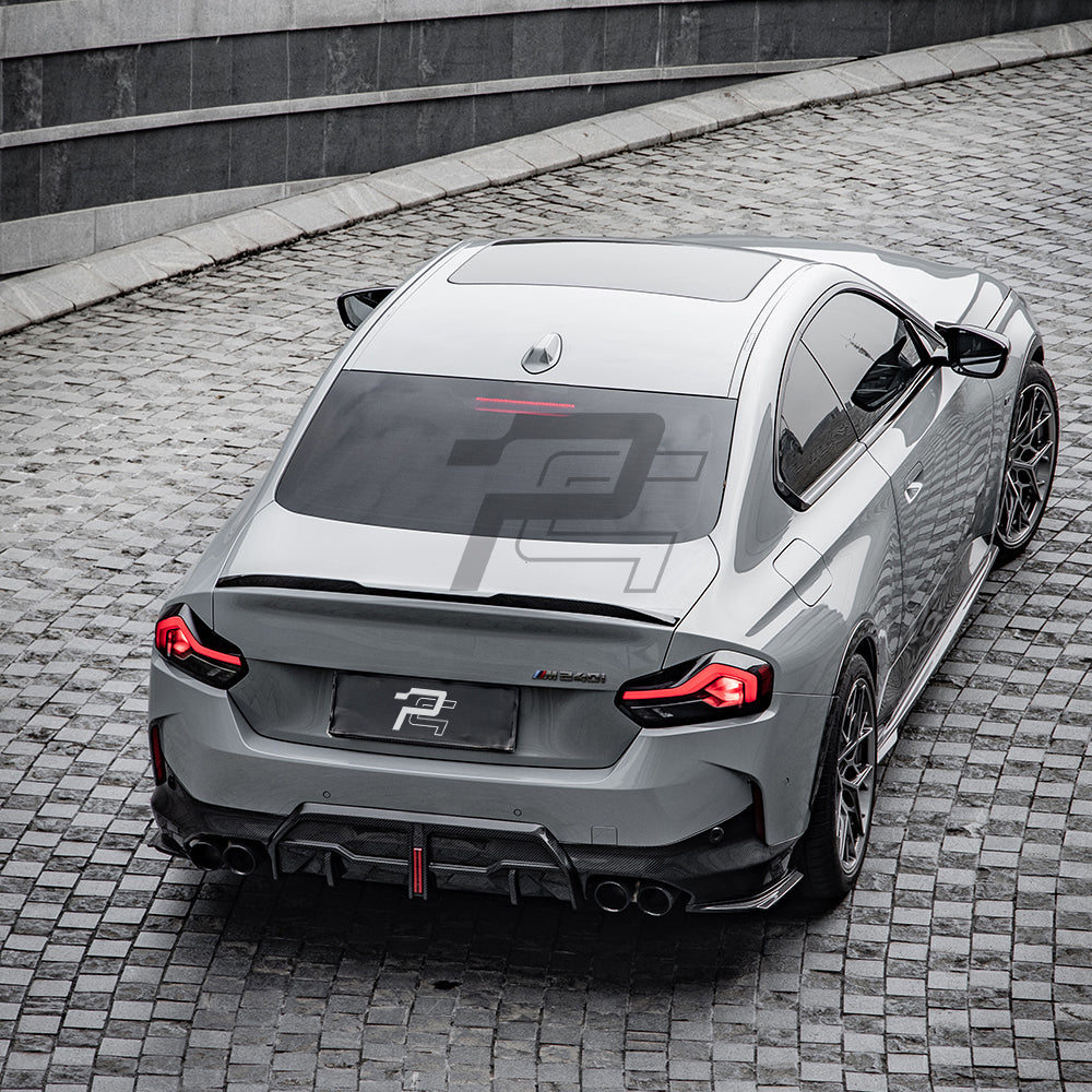 SQ Style Carbon Fiber Center Diffuser With Light - BMW G42 2 Series