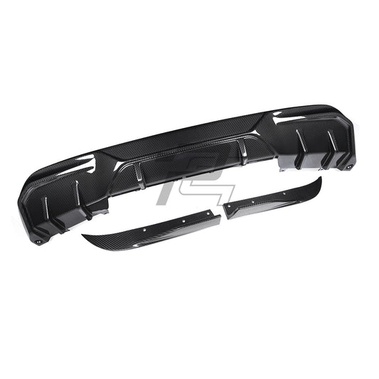 SQ Style Carbon Fiber Diffuser - BMW i4 G26