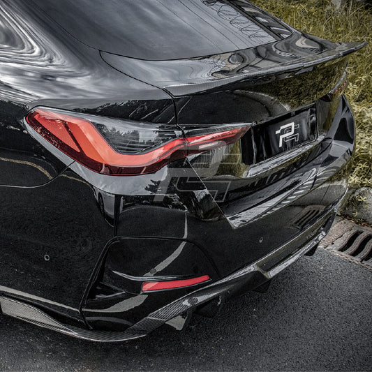 SQ Style Carbon Fiber Diffuser - BMW i4 G26