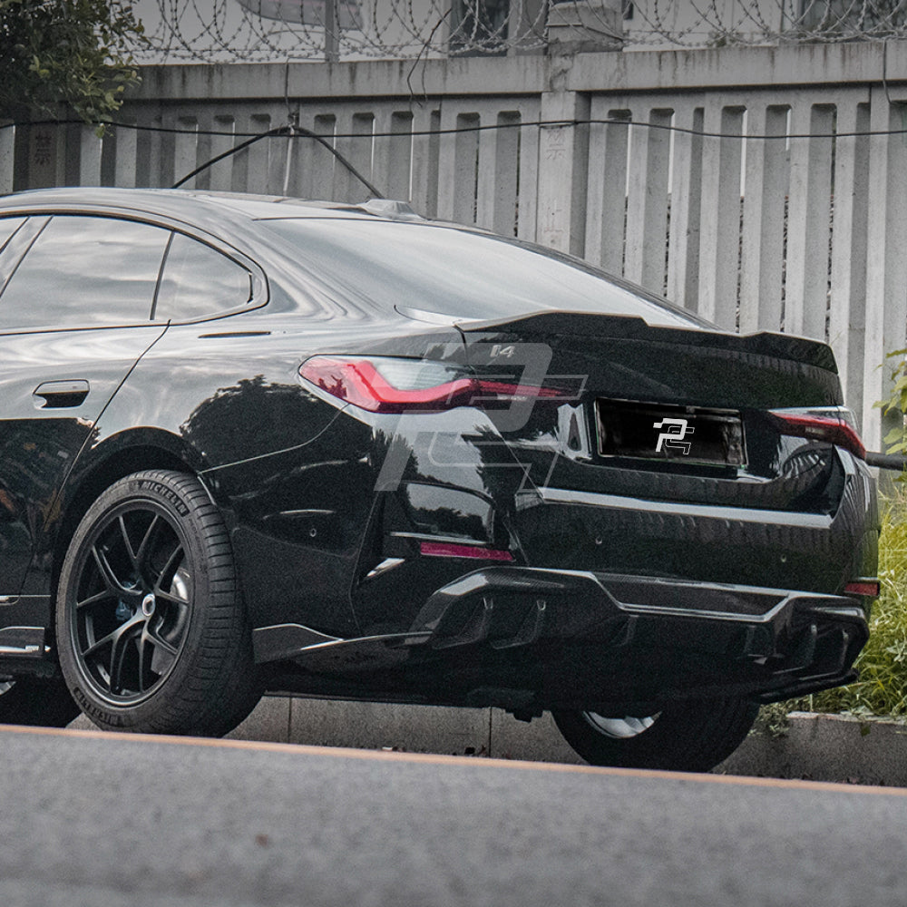 SQ Style Carbon Fiber Diffuser - BMW i4 G26