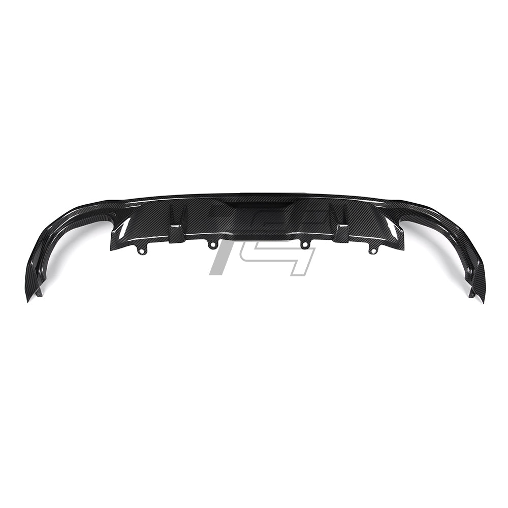 SQ Style Carbon Fiber Double Tips Diffuser - BMW 4 Series G26