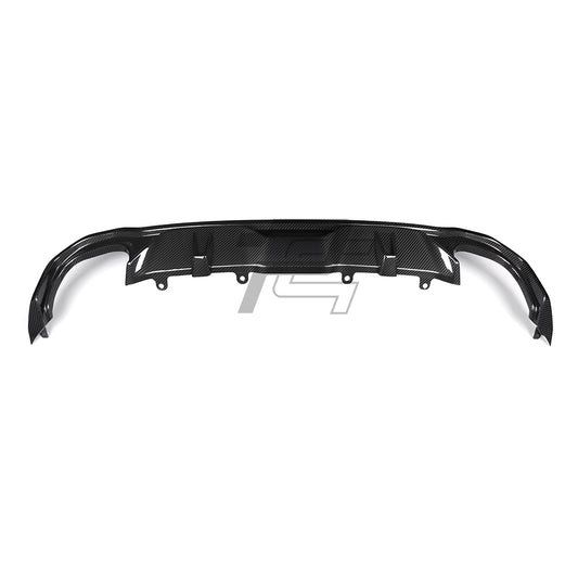 SQ Style Carbon Fiber Double Tips Diffuser - BMW 4 Series G26