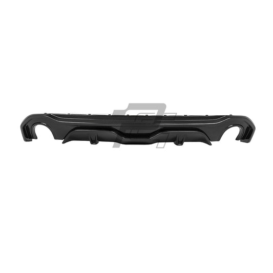 SQ Style Carbon Fiber Double Tips Diffuser - BMW 4 Series G26