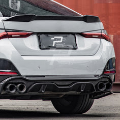 SQ Style Carbon Fiber Double Tips Diffuser - BMW 4 Series G26