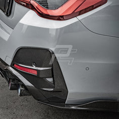 SQ Style Carbon Fiber Double Tips Diffuser - BMW 4 Series G26