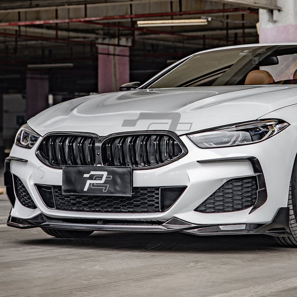 SQ Style Carbon Fiber Front Lip - BMW 8 series G14/G15/G16