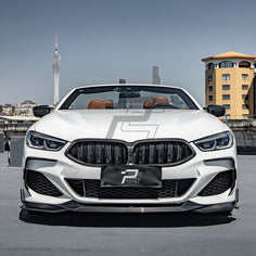SQ Style Carbon Fiber Front Lip - BMW 8 series G14/G15/G16
