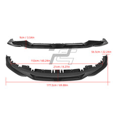 SQ Style Carbon Fiber Front Lip - BMW i4 M50i G26