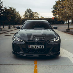 SQ Style Carbon Fiber Front Lip - BMW i4 M50i G26