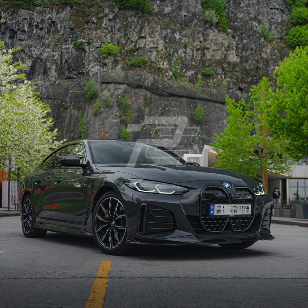 SQ Style Carbon Fiber Front Lip - BMW i4 M50i G26