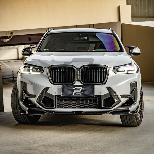 SQ Style Carbon Fiber Front Lip V1 - BMW X3M F97 LCI & X4M F98 LCI