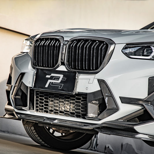 SQ Style Carbon Fiber Front Lip V1 - BMW X3M F97 LCI & X4M F98 LCI