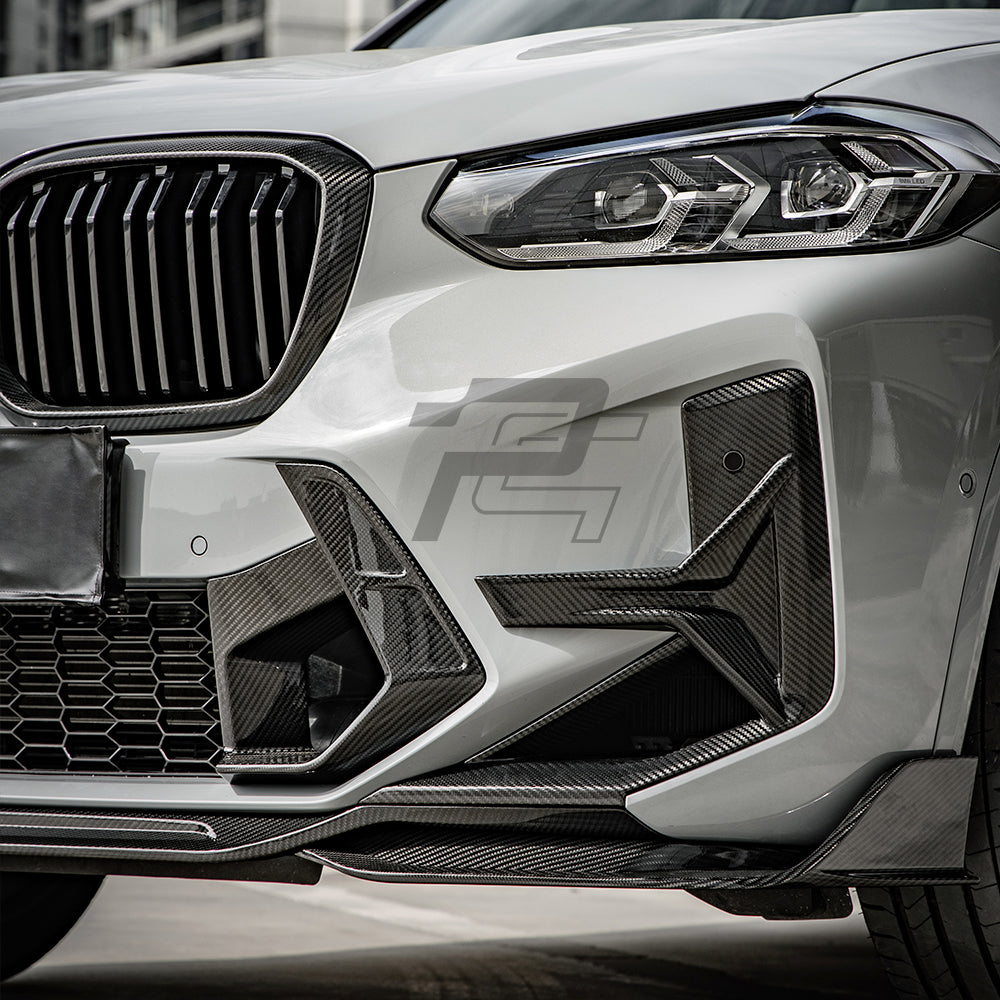 SQ Style Carbon Fiber Front Lip V1 - BMW X3M F97 LCI & X4M F98 LCI