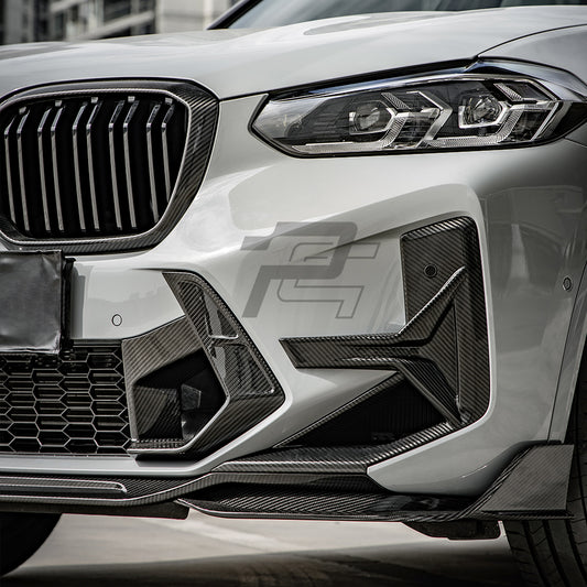 SQ Style Carbon Fiber Front Lip V1 - BMW X3M F97 LCI & X4M F98 LCI