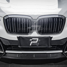 SQ Style Carbon Fiber Front Lip V1 - BMW X3 G01 LCI & X4 G02 LCI