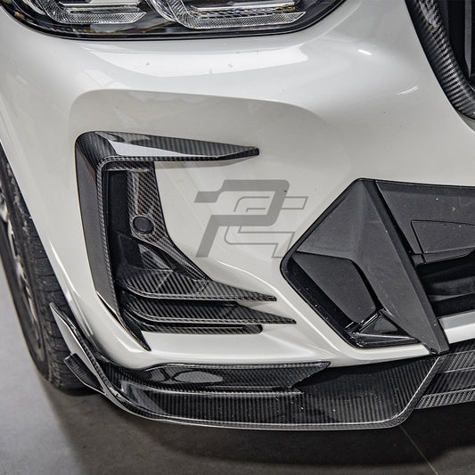 SQ Style Carbon Fiber Front Lip V1 - BMW X3 G01 LCI & X4 G02 LCI