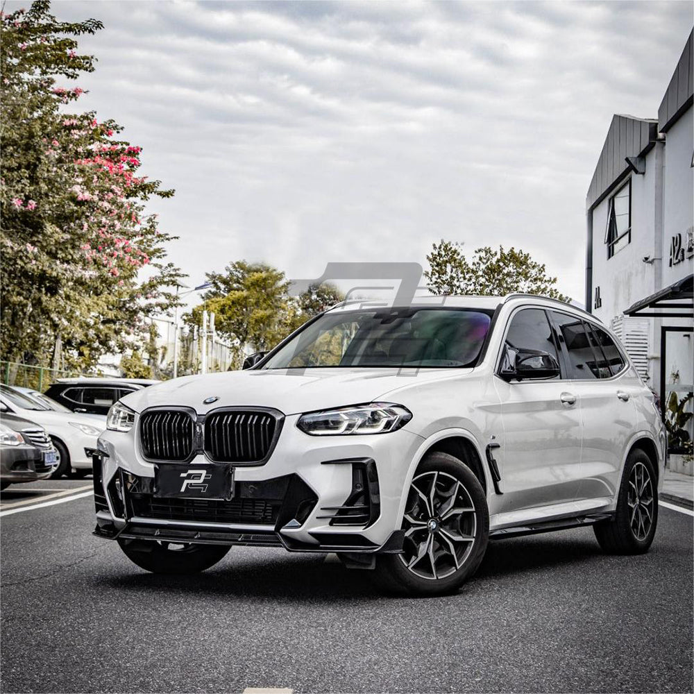 SQ Style Carbon Fiber Front Lip V1 - BMW X3 G01 LCI & X4 G02 LCI