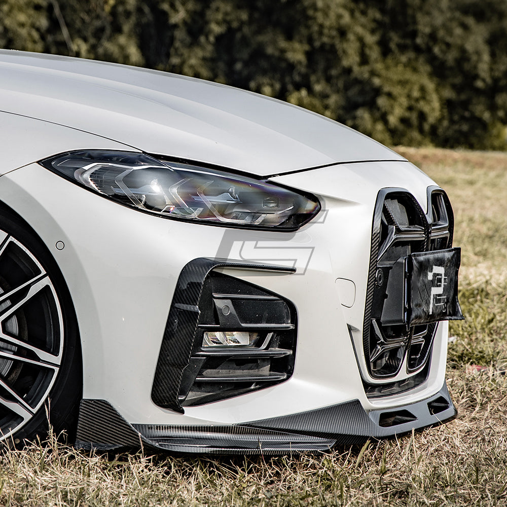 SQ Style Carbon Fiber Front Lip - BMW 4 Series G22/G23