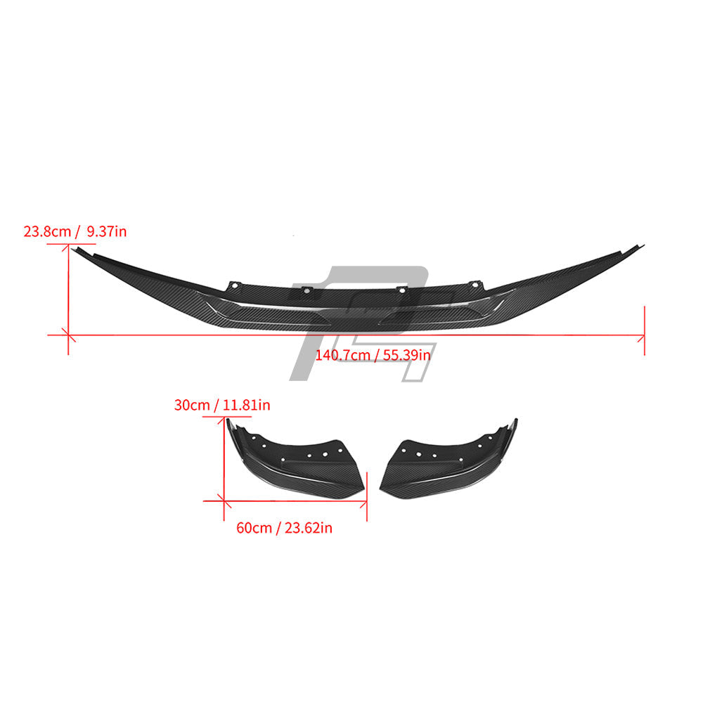 SQ Style Carbon Fiber Front Lip - BMW 4 Series G22/G23