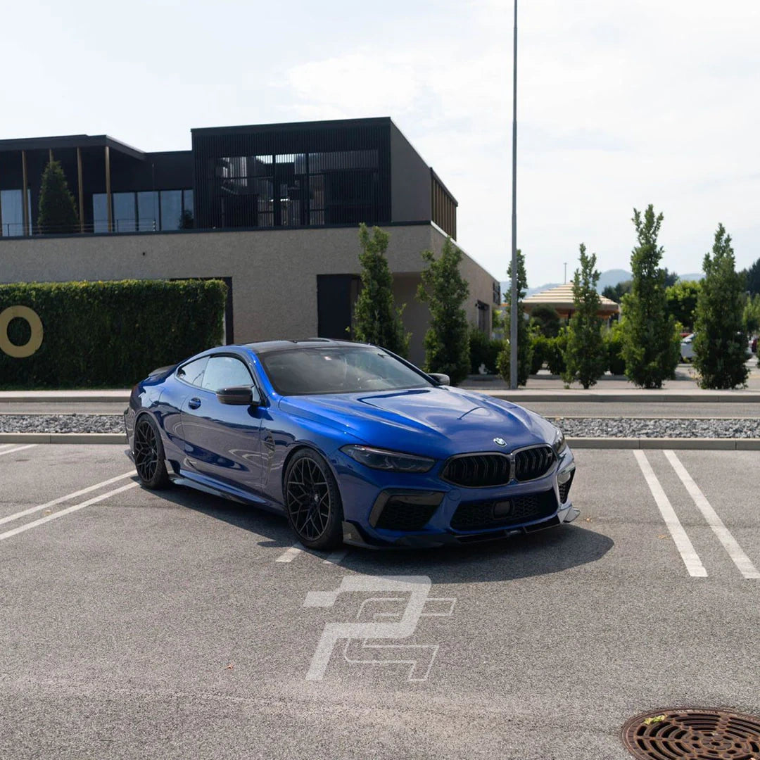 SQ Style Carbon Fiber Front Lip - BMW M8 F91 & F92 & F93