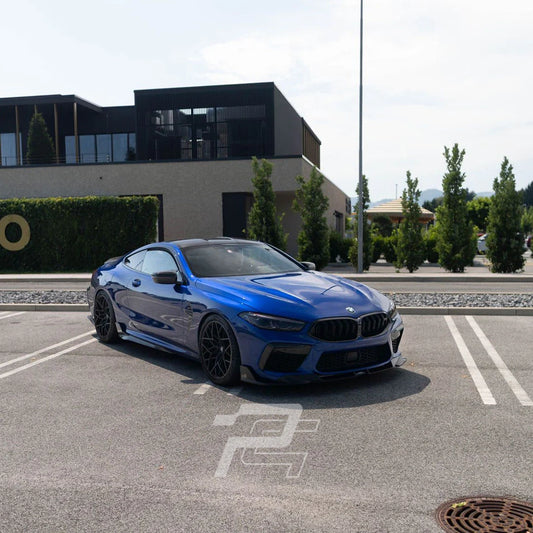SQ Style Carbon Fiber Front Lip - BMW M8 F91 & F92 & F93