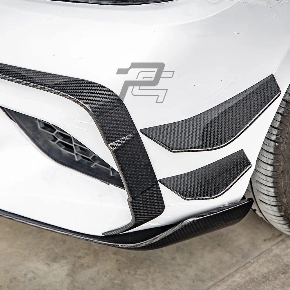 SQ Style Carbon Fiber Front Canards - BMW M2 F87