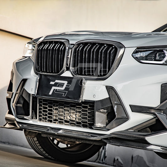 SQ Style Carbon Fiber Front Duct - BMW X3M F97 LCI & X4M F98 LCI