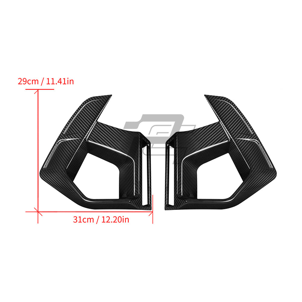 SQ Style Carbon Fiber Front Duct - BMW X3M F97 LCI & X4M F98 LCI