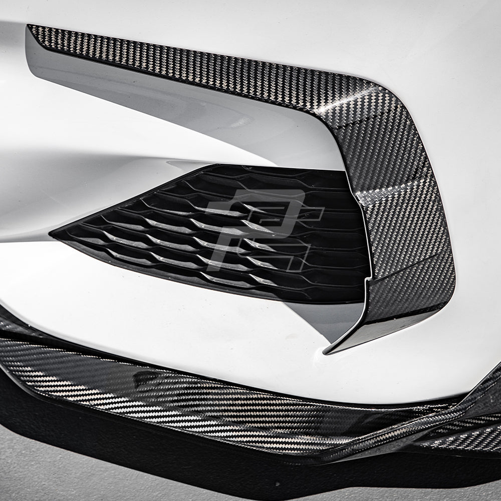 SQ Style Carbon Fiber Front Vent Trim - BMW 8 series G14/G15/G16